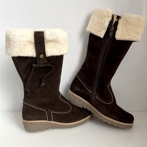 NATURINO leather  Boots Girl Toddlers Eu 28 Us 11 Zipper